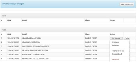 lis deped gov enrolment master list